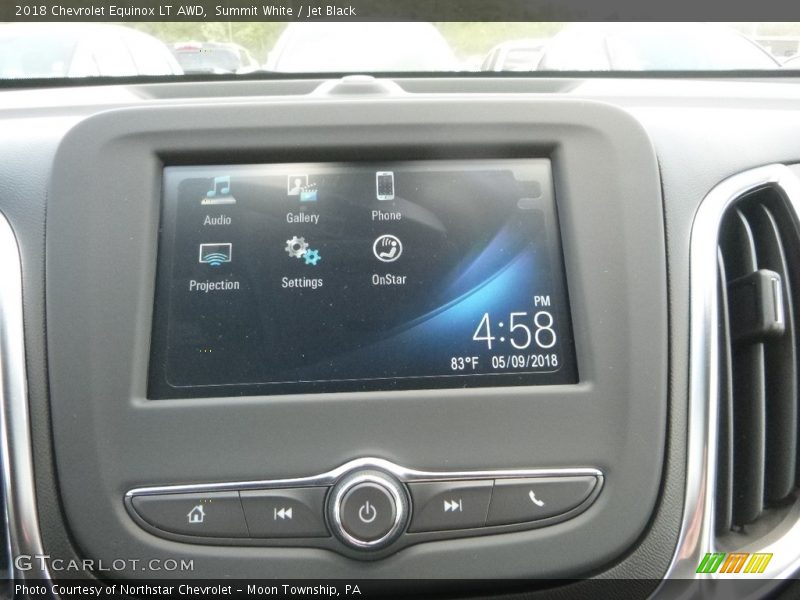 Summit White / Jet Black 2018 Chevrolet Equinox LT AWD
