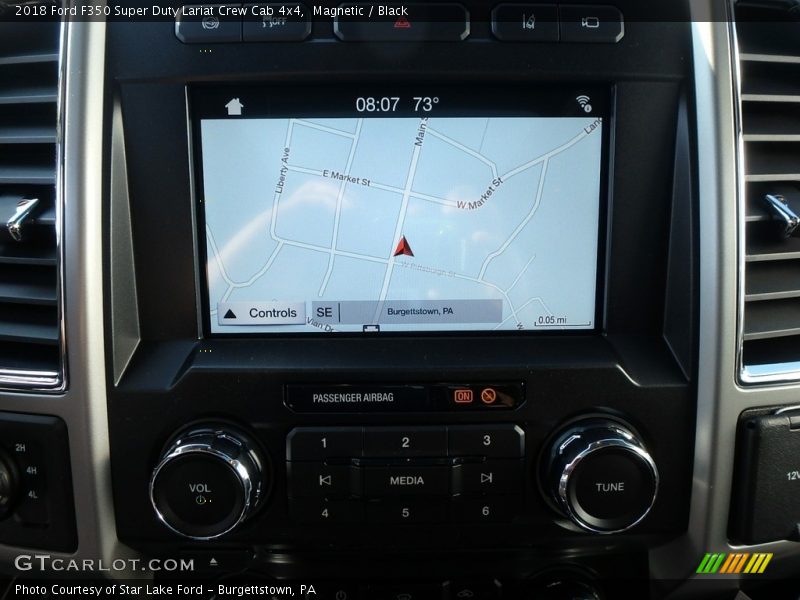 Magnetic / Black 2018 Ford F350 Super Duty Lariat Crew Cab 4x4