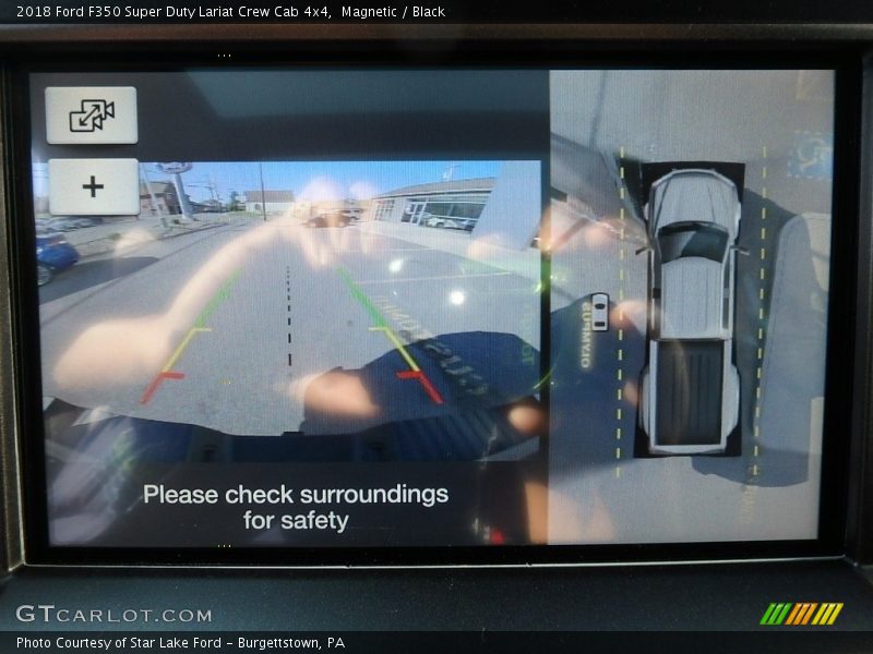 Magnetic / Black 2018 Ford F350 Super Duty Lariat Crew Cab 4x4