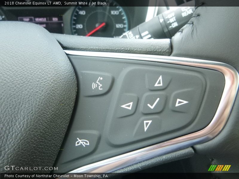 Summit White / Jet Black 2018 Chevrolet Equinox LT AWD