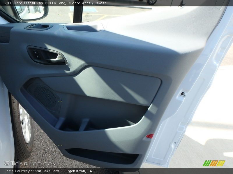 Oxford White / Pewter 2018 Ford Transit Van 150 LR Long