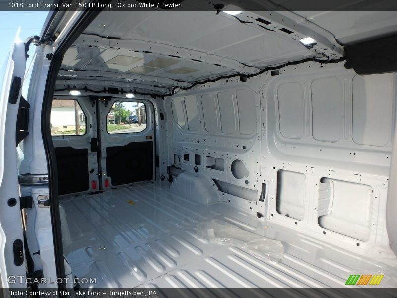 Oxford White / Pewter 2018 Ford Transit Van 150 LR Long