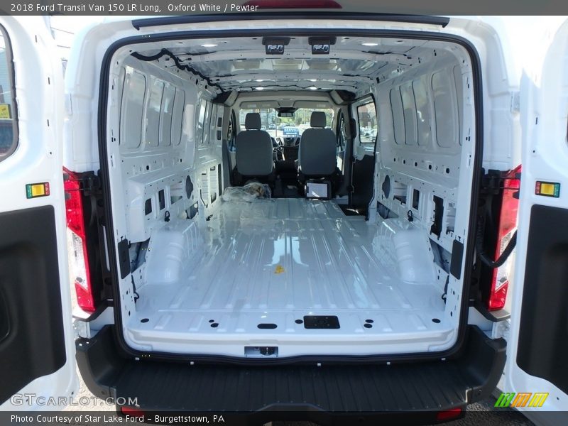 Oxford White / Pewter 2018 Ford Transit Van 150 LR Long