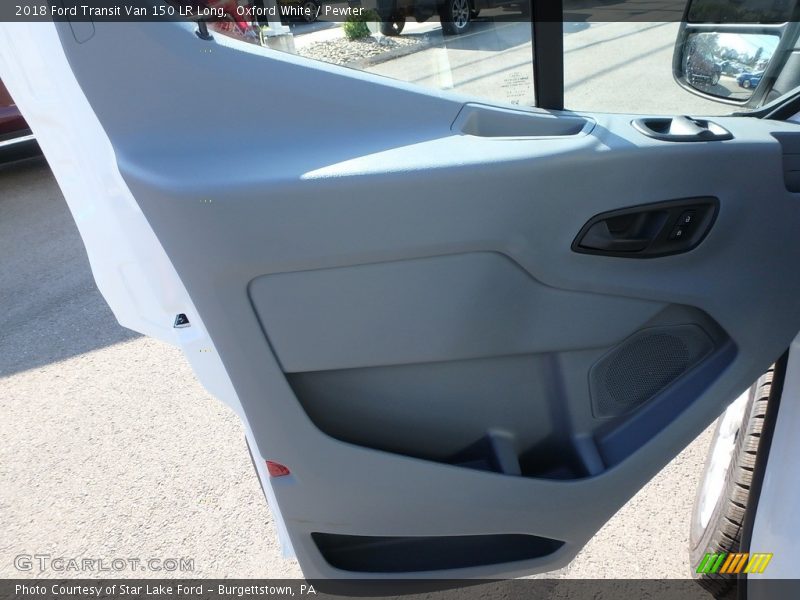 Oxford White / Pewter 2018 Ford Transit Van 150 LR Long