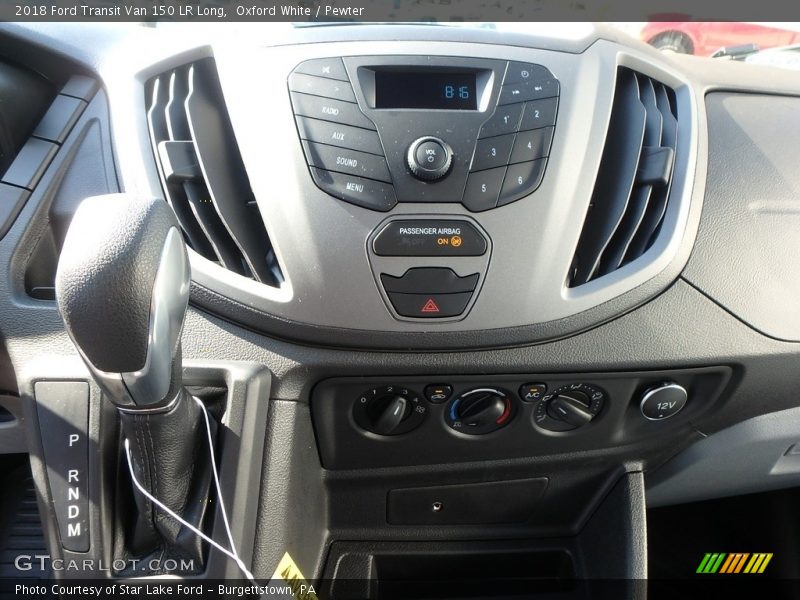 Oxford White / Pewter 2018 Ford Transit Van 150 LR Long