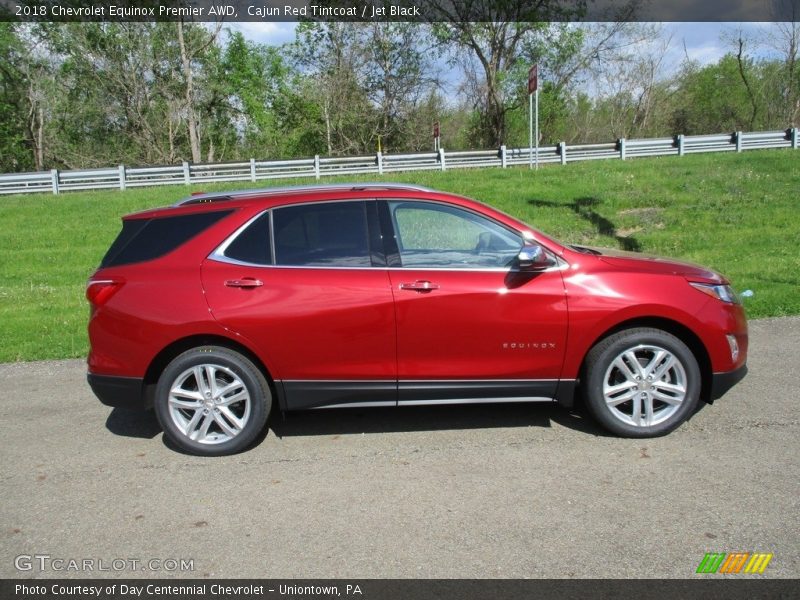 Cajun Red Tintcoat / Jet Black 2018 Chevrolet Equinox Premier AWD
