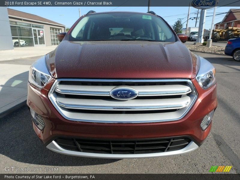 Cinnamon Glaze / Charcoal Black 2018 Ford Escape SE 4WD