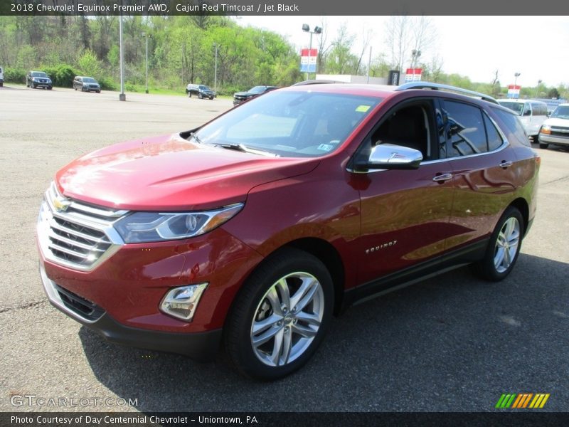 Cajun Red Tintcoat / Jet Black 2018 Chevrolet Equinox Premier AWD