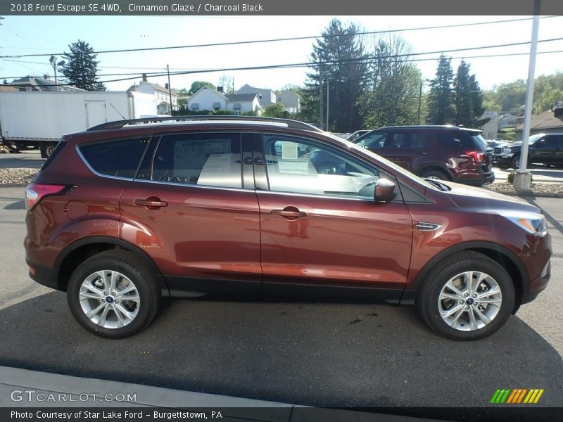 Cinnamon Glaze / Charcoal Black 2018 Ford Escape SE 4WD