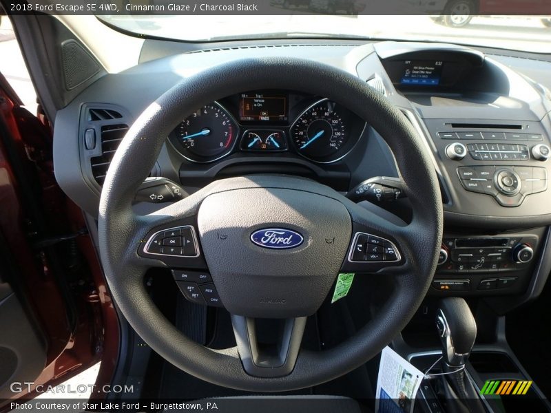 Cinnamon Glaze / Charcoal Black 2018 Ford Escape SE 4WD