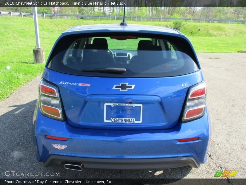 Kinetic Blue Metallic / Jet Black 2018 Chevrolet Sonic LT Hatchback