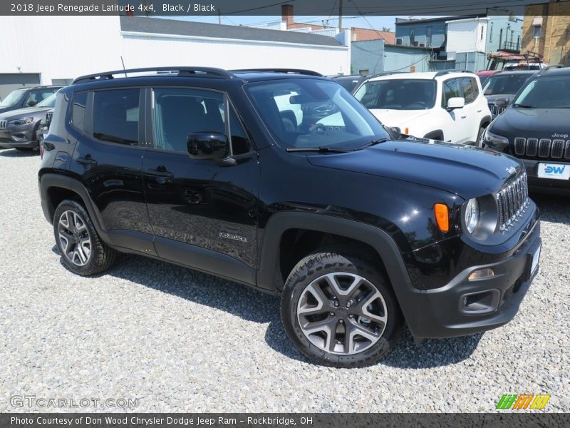 Black / Black 2018 Jeep Renegade Latitude 4x4