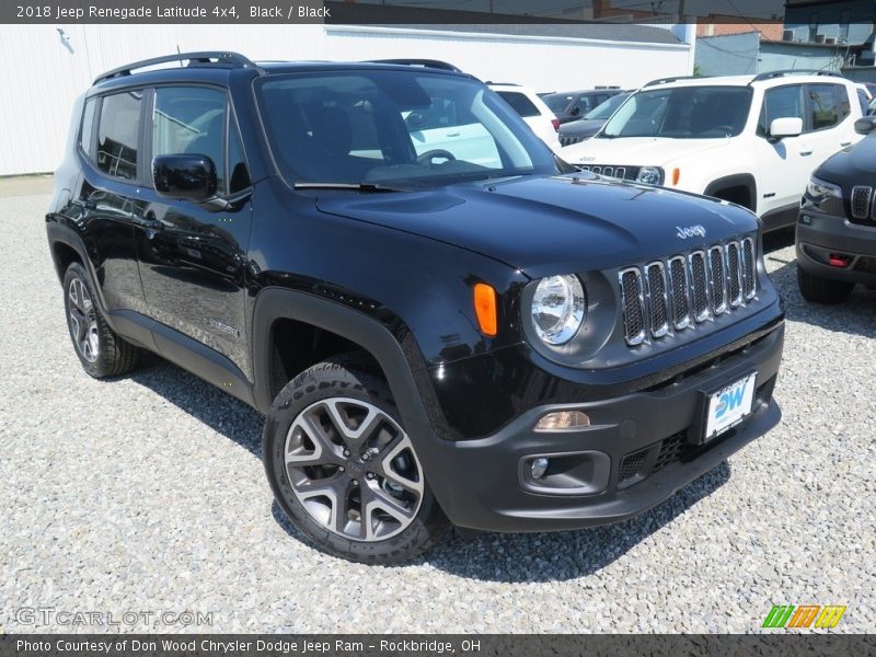 Black / Black 2018 Jeep Renegade Latitude 4x4