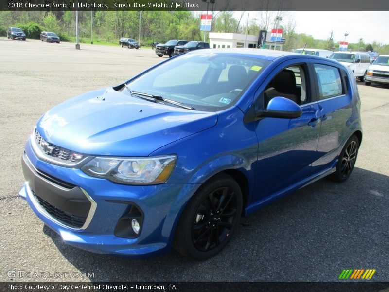 Kinetic Blue Metallic / Jet Black 2018 Chevrolet Sonic LT Hatchback
