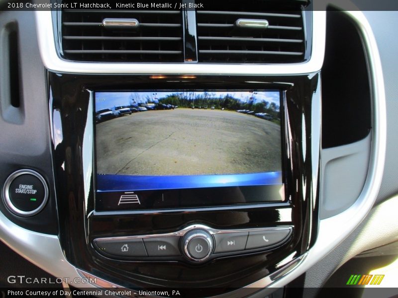 Kinetic Blue Metallic / Jet Black 2018 Chevrolet Sonic LT Hatchback