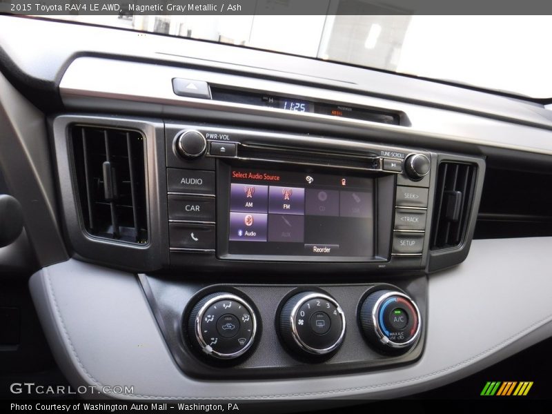 Magnetic Gray Metallic / Ash 2015 Toyota RAV4 LE AWD