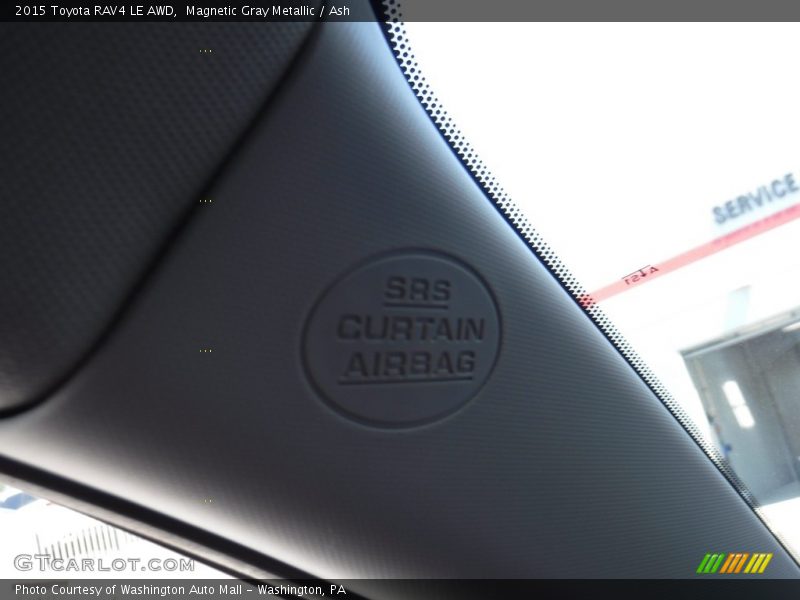 Magnetic Gray Metallic / Ash 2015 Toyota RAV4 LE AWD