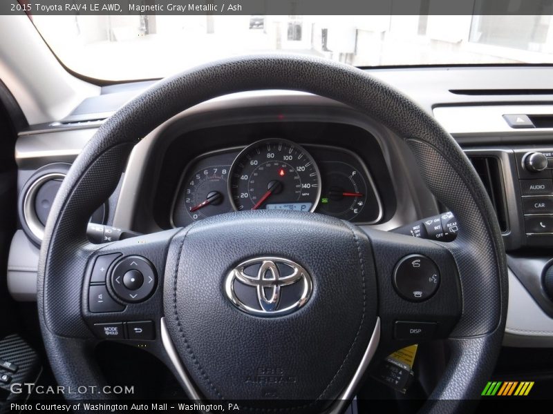 Magnetic Gray Metallic / Ash 2015 Toyota RAV4 LE AWD