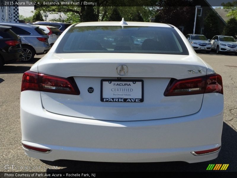 Bellanova White Pearl / Ebony 2015 Acura TLX 2.4