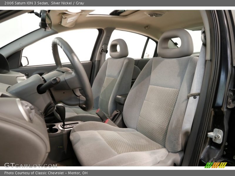 Silver Nickel / Gray 2006 Saturn ION 3 Sedan