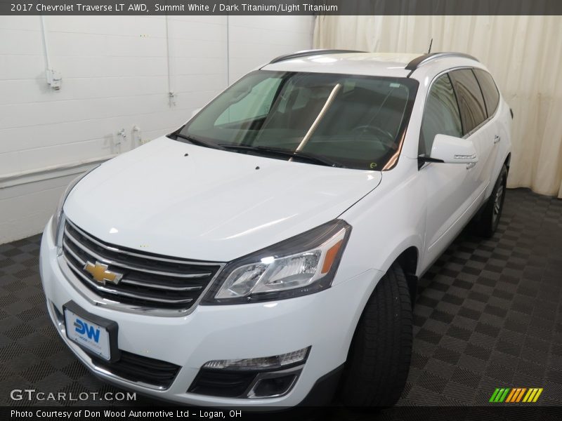 Summit White / Dark Titanium/Light Titanium 2017 Chevrolet Traverse LT AWD