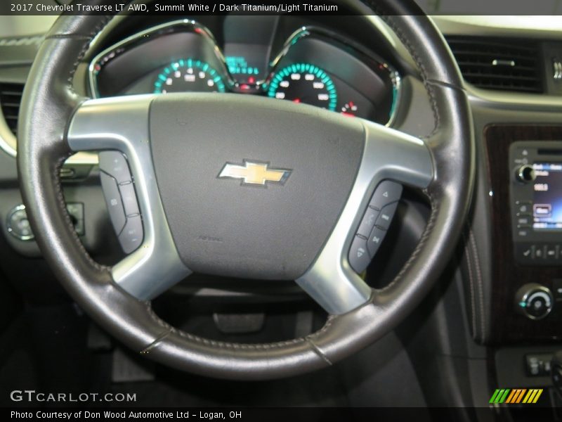 Summit White / Dark Titanium/Light Titanium 2017 Chevrolet Traverse LT AWD