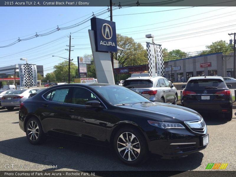 Crystal Black Pearl / Ebony 2015 Acura TLX 2.4