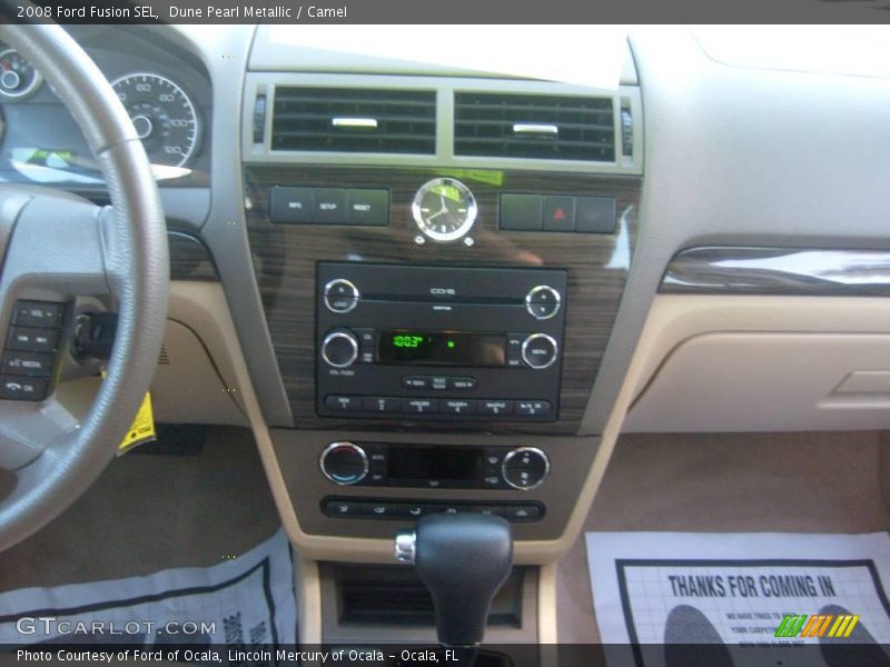 Dune Pearl Metallic / Camel 2008 Ford Fusion SEL