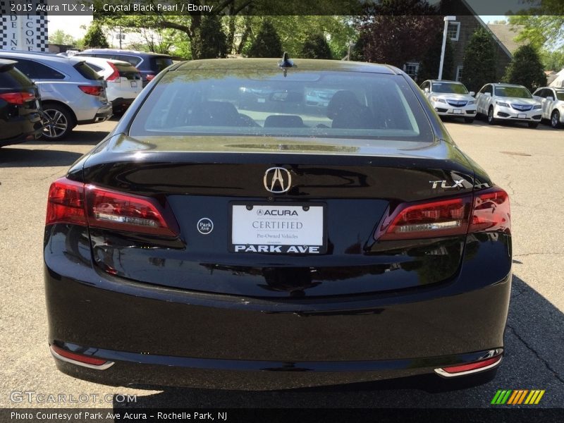 Crystal Black Pearl / Ebony 2015 Acura TLX 2.4