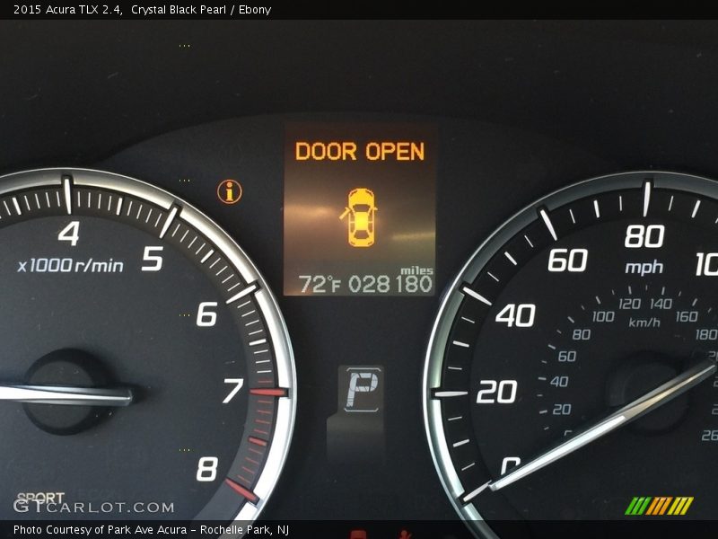 Crystal Black Pearl / Ebony 2015 Acura TLX 2.4
