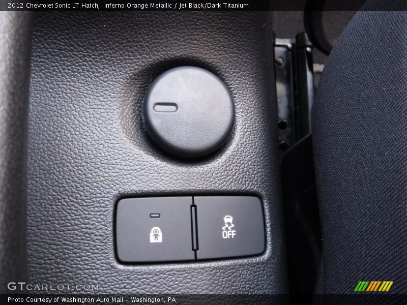 Inferno Orange Metallic / Jet Black/Dark Titanium 2012 Chevrolet Sonic LT Hatch