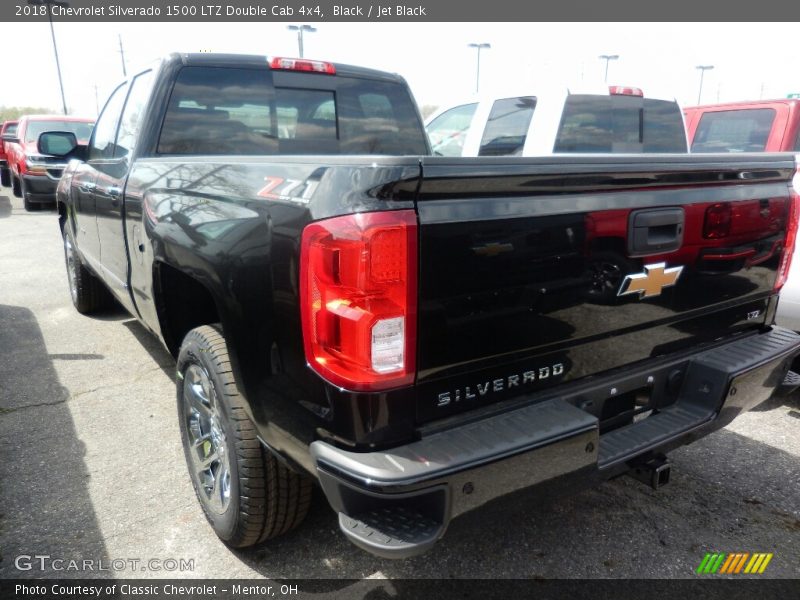 Black / Jet Black 2018 Chevrolet Silverado 1500 LTZ Double Cab 4x4