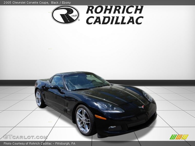 Black / Ebony 2005 Chevrolet Corvette Coupe