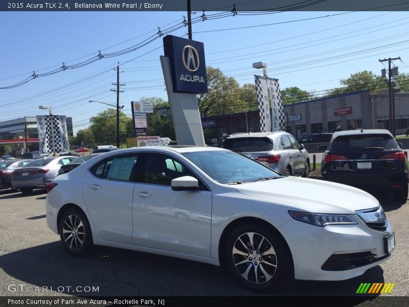 Bellanova White Pearl / Ebony 2015 Acura TLX 2.4