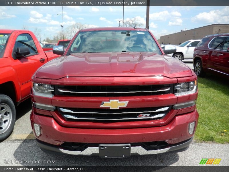 Cajun Red Tintcoat / Jet Black 2018 Chevrolet Silverado 1500 LTZ Double Cab 4x4