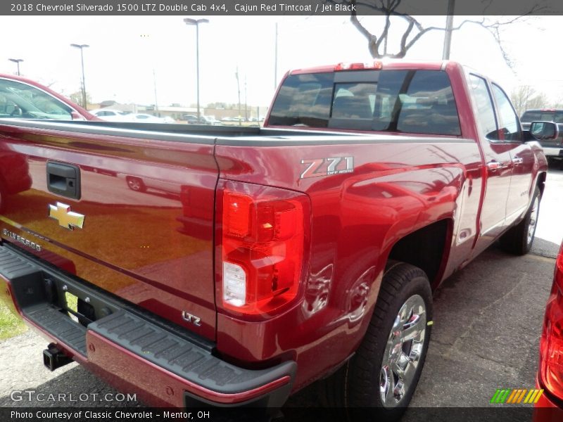 Cajun Red Tintcoat / Jet Black 2018 Chevrolet Silverado 1500 LTZ Double Cab 4x4