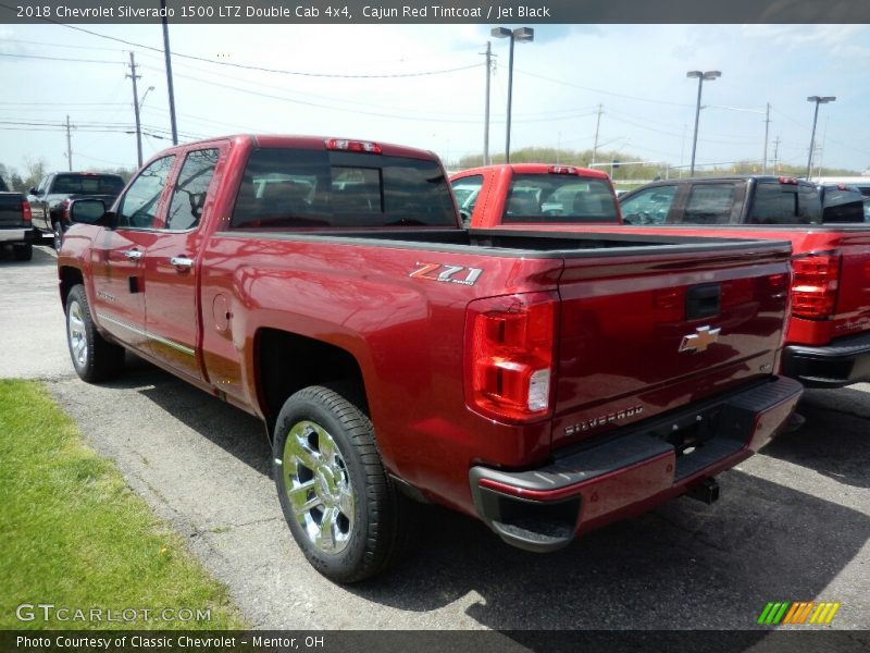 Cajun Red Tintcoat / Jet Black 2018 Chevrolet Silverado 1500 LTZ Double Cab 4x4
