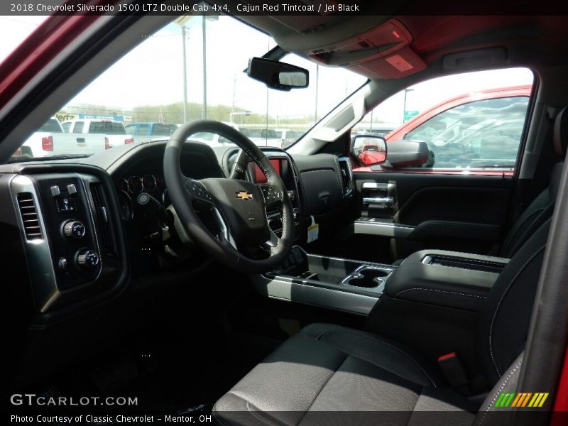 Cajun Red Tintcoat / Jet Black 2018 Chevrolet Silverado 1500 LTZ Double Cab 4x4