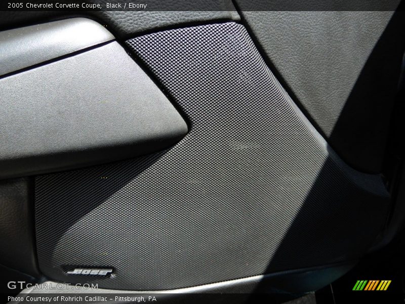 Black / Ebony 2005 Chevrolet Corvette Coupe