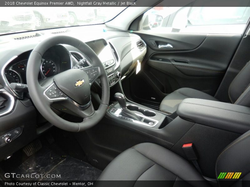 Nightfall Gray Metallic / Jet Black 2018 Chevrolet Equinox Premier AWD