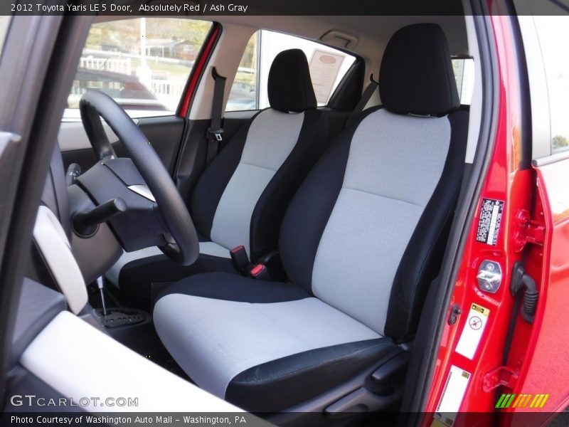 Absolutely Red / Ash Gray 2012 Toyota Yaris LE 5 Door