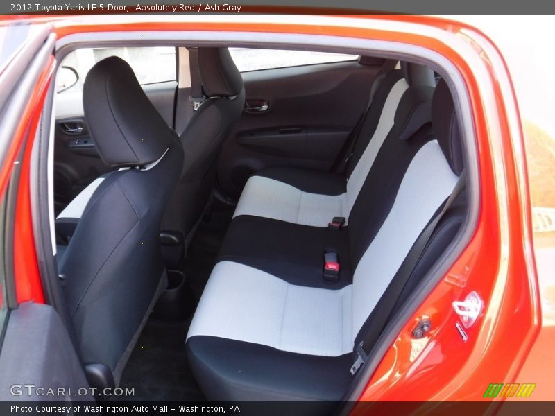 Absolutely Red / Ash Gray 2012 Toyota Yaris LE 5 Door