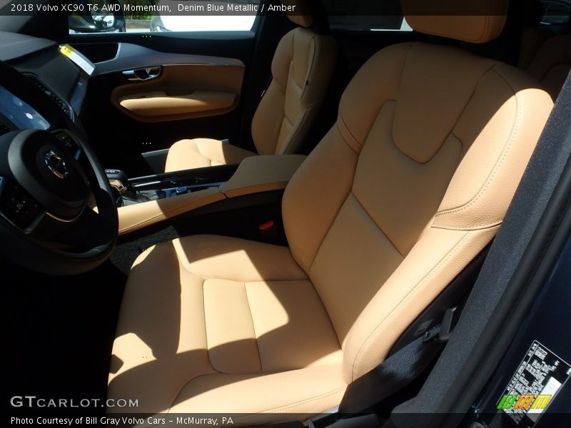 Denim Blue Metallic / Amber 2018 Volvo XC90 T6 AWD Momentum