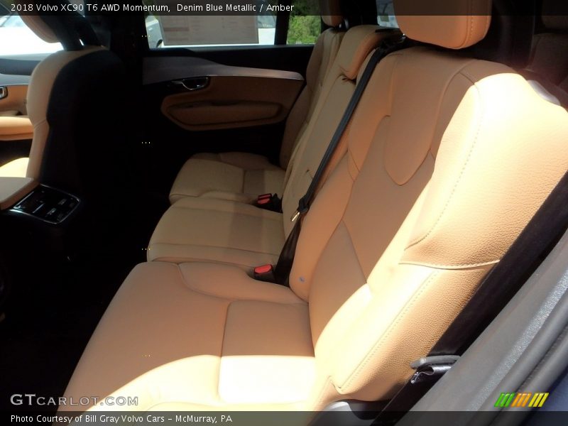 Denim Blue Metallic / Amber 2018 Volvo XC90 T6 AWD Momentum