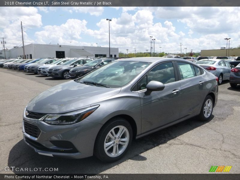 Satin Steel Gray Metallic / Jet Black 2018 Chevrolet Cruze LT