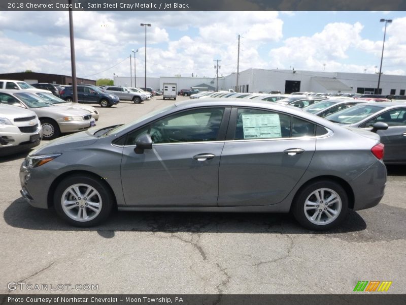 Satin Steel Gray Metallic / Jet Black 2018 Chevrolet Cruze LT