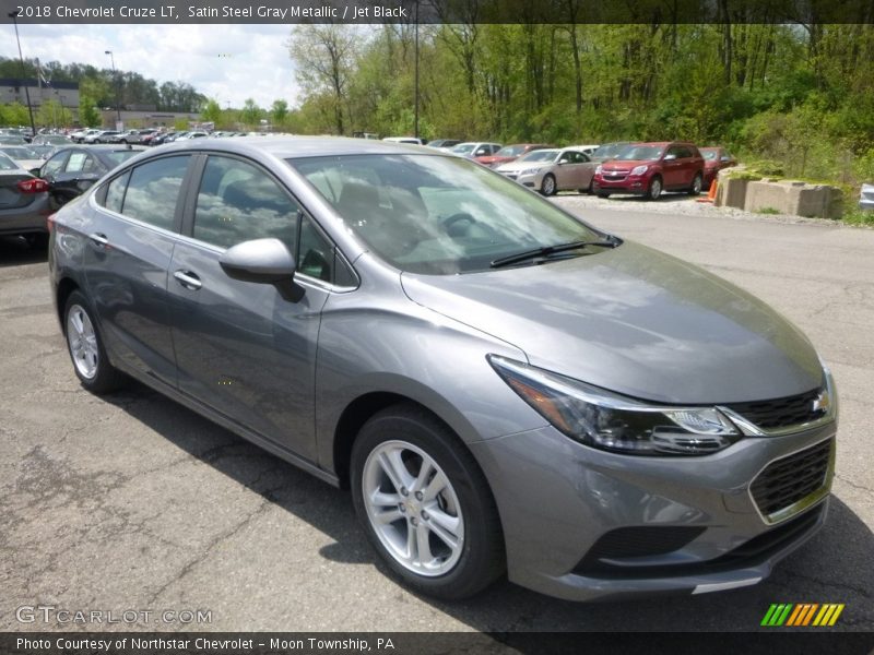 Satin Steel Gray Metallic / Jet Black 2018 Chevrolet Cruze LT