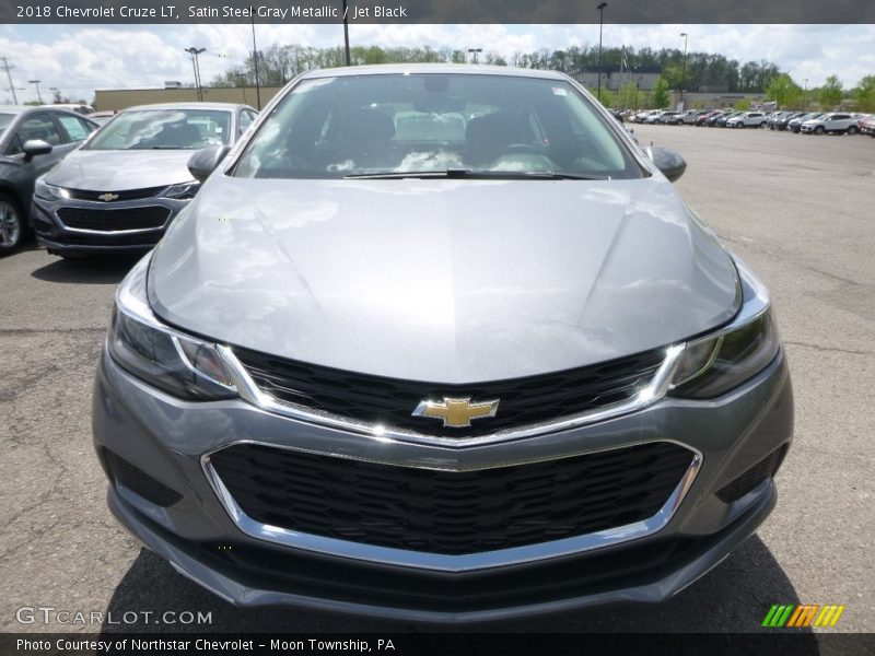 Satin Steel Gray Metallic / Jet Black 2018 Chevrolet Cruze LT