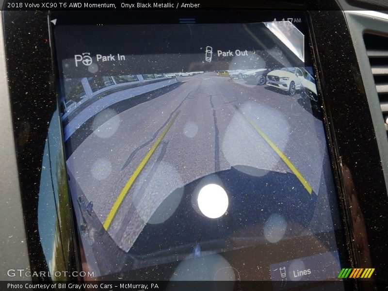 Onyx Black Metallic / Amber 2018 Volvo XC90 T6 AWD Momentum