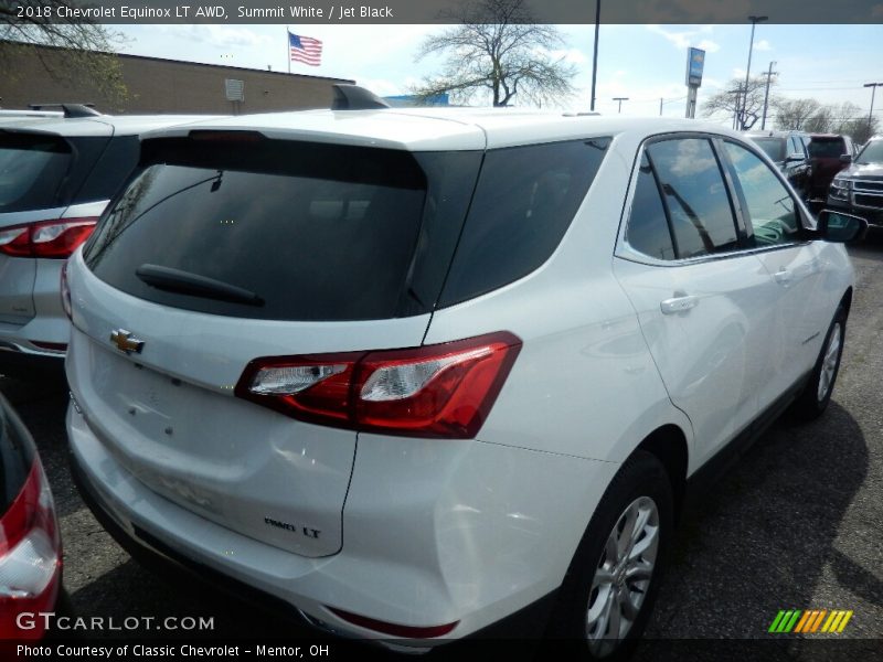 Summit White / Jet Black 2018 Chevrolet Equinox LT AWD